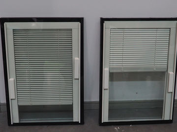 Horizontal Pattern Blinds Between Glass , Aluminium Blinds For Door Window
